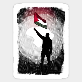 Palestine Flag Lives Matter P5 Sticker